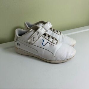 Puma Drift Cat BMW Motorsport Shoes Boys 13C White Sneakers Athletic Straps